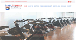 Desktop Screenshot of barryservices.com